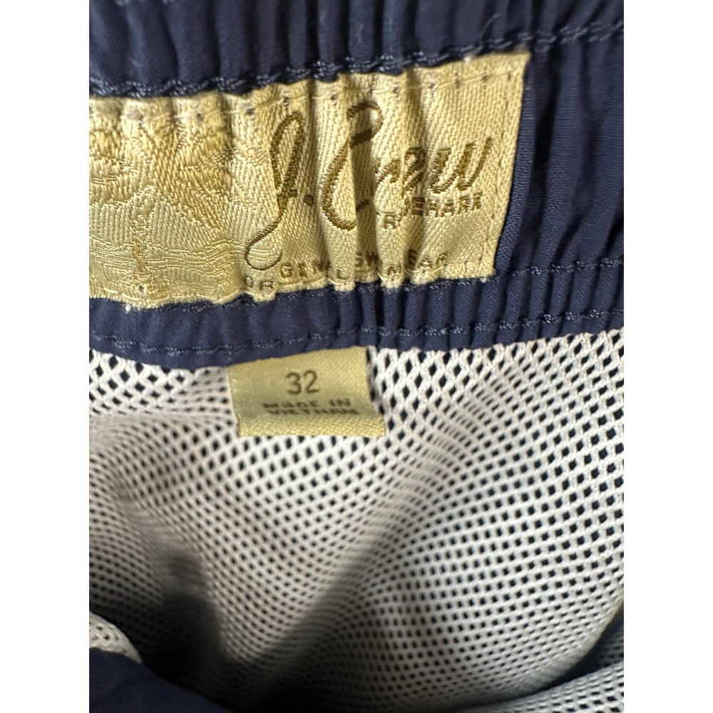 J. Crew Men's Eco Pool Shorts Swim Trunks Navy Blue 7" Inseam J0057 Size 32 - Picture 6 of 16